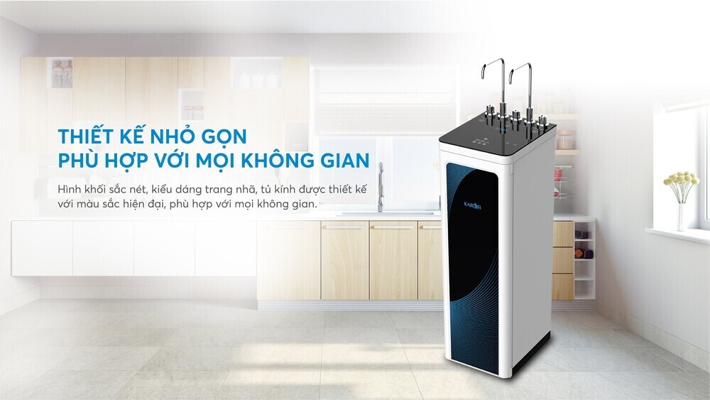 máy lọc nước nóng lạnh karofi kad-d52 10 lõi
