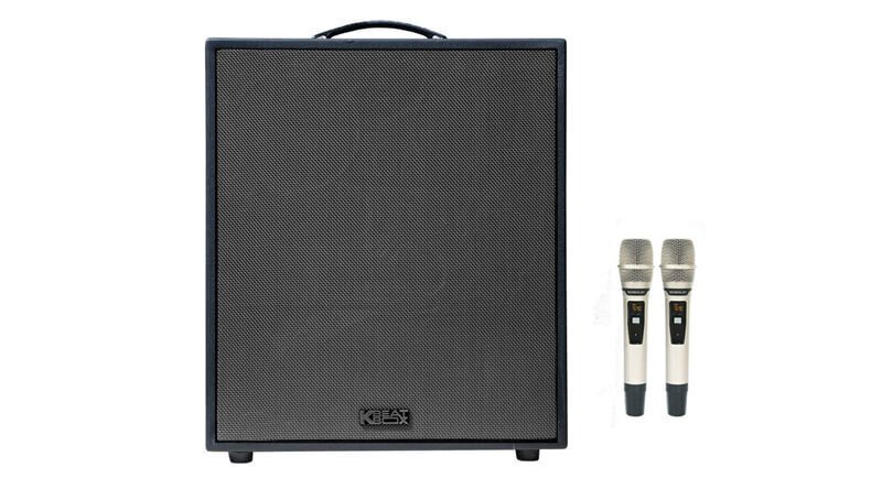 loa kéo acnos cs550 (bass 16.3cm, 300w, tặng 2 micro, pin 5-7h)