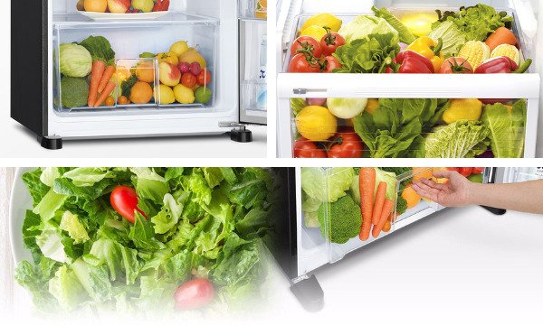 tủ lạnh mitsubishi electric inverter 580 lít mr-la72er-gbk-v đen