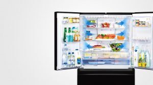 tủ lạnh mitsubishi electric 580 lít mr-la72er -gsl-v