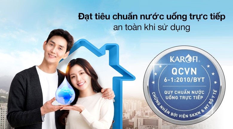 áy lọc nước ro nóng nguội lạnh karofi kad-d66 11 lõi