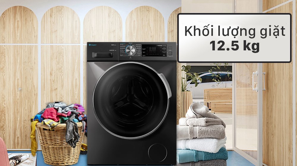 máy giặt casper inverter 12.5 kg wf-125i140bgb