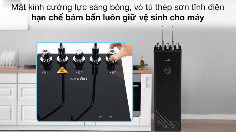 áy lọc nước ro nóng nguội lạnh karofi kad-d66 11 lõi