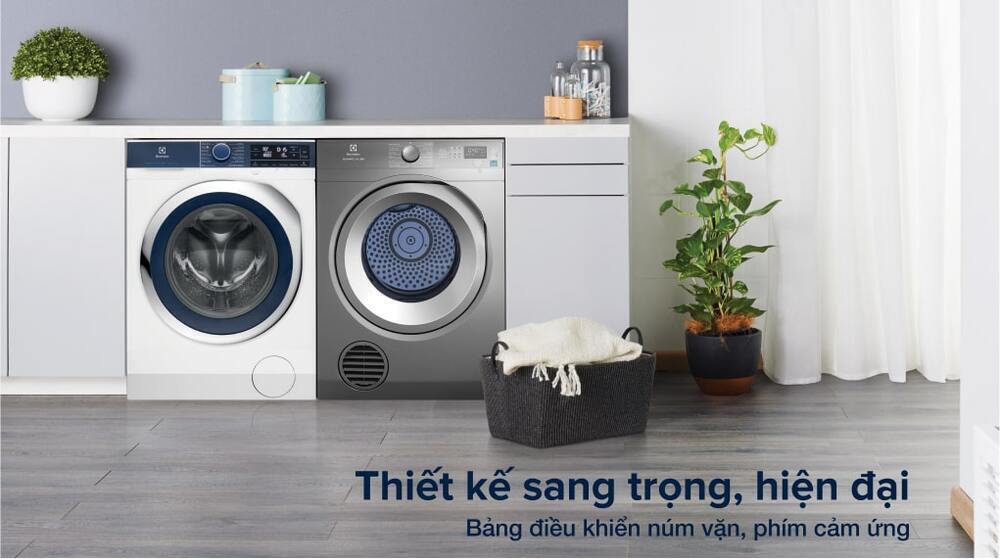 máy sấy thông hơi electrolux 8.5 kg eds854n3sb 1
