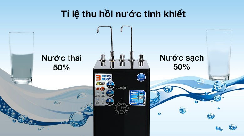 áy lọc nước ro nóng nguội lạnh karofi kad-d66 11 lõi