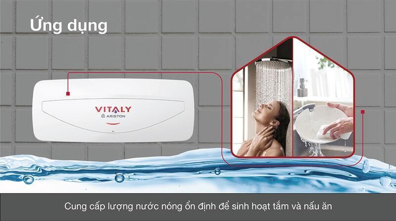 máy nước nóng ariston vitaly 20 lít