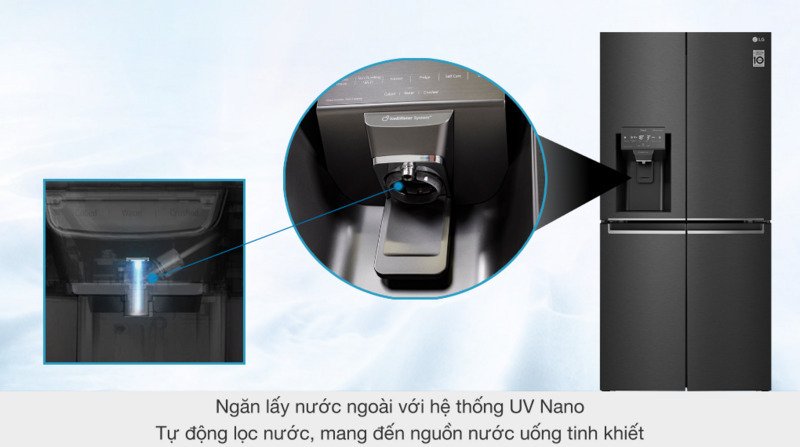 tủ lạnh lg inverter 494 lít gr-d22mb
