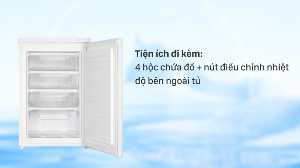 tủ đông đứng alaska 100 lít if-11
