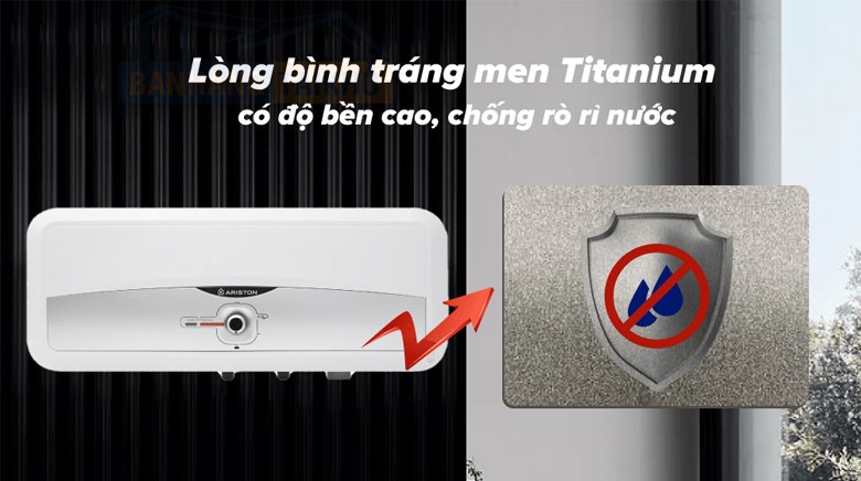bình nóng lạnh ariston 20 lít ngang sl2 20 rs