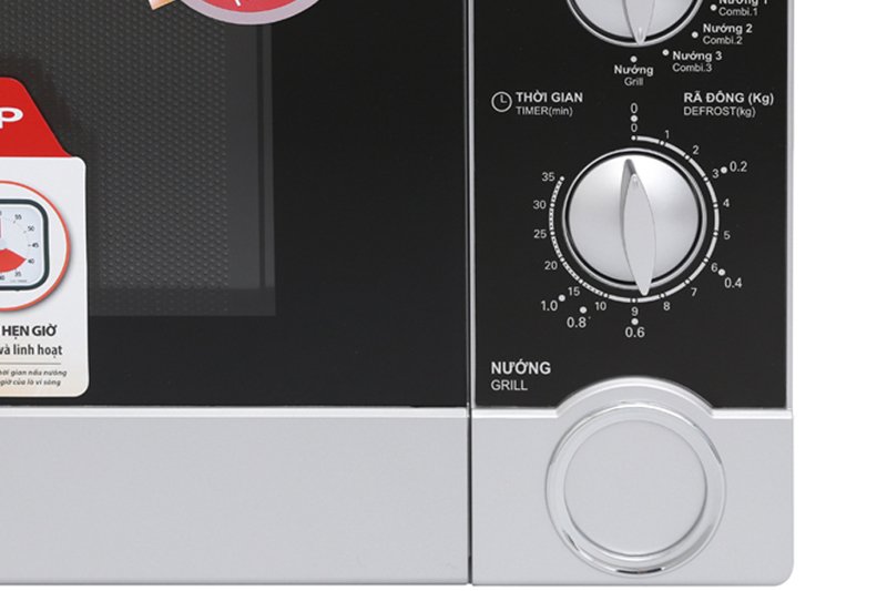 lò vi sóng có nướng sharp r-g302vn-s 23 lít