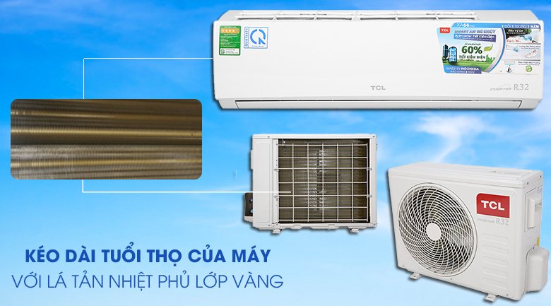máy lạnh tcl inverter 1 hp tac-10csd/xa66