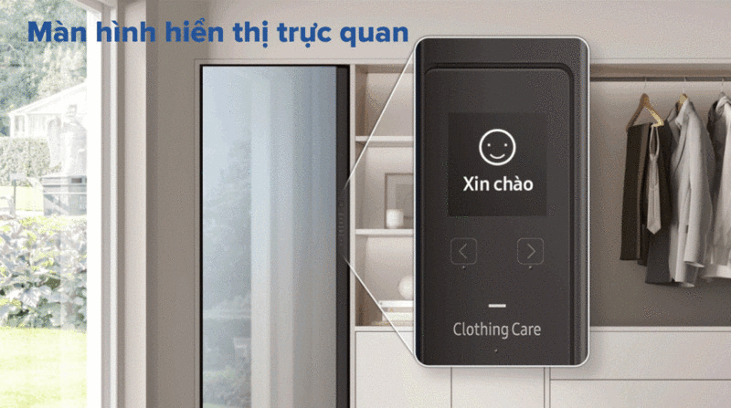 tủ chăm sóc quần áo thông minh samsung df10a9500cg/sv