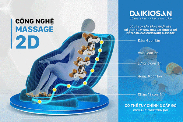 ghế massage daikiosan dkgm-00001