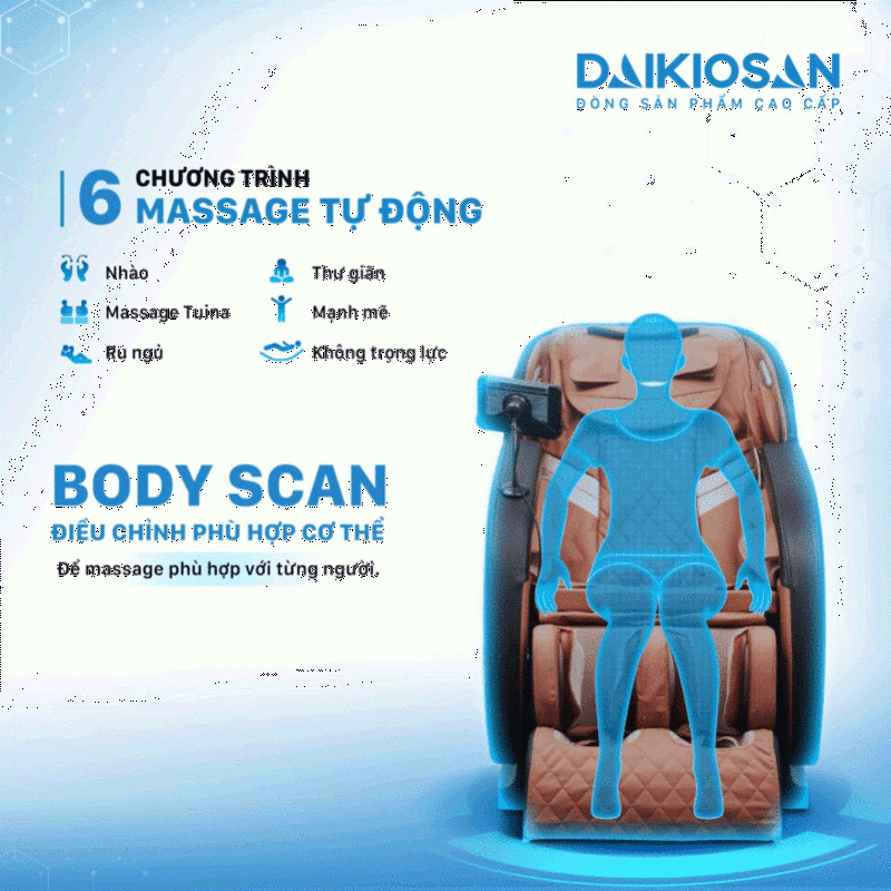 ghế massage daikiosan dkgm-00001d