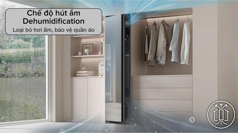 tủ chăm sóc quần áo thông minh samsung df10a9500cg/sv