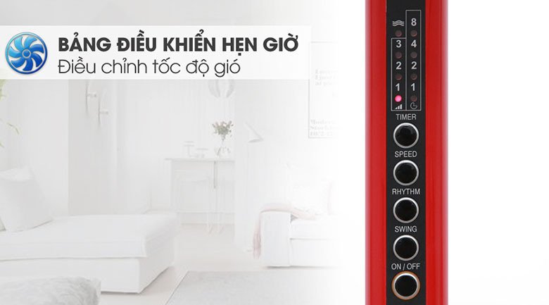 quạt đứng mitsibishi lv16s-ra cy-rd đỏ