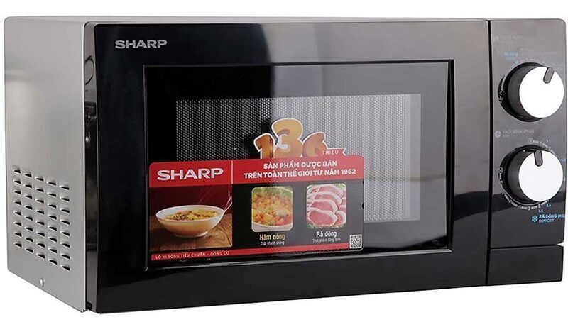 lò vi sóng sharp r-208vn-ws - hàng chính hãng