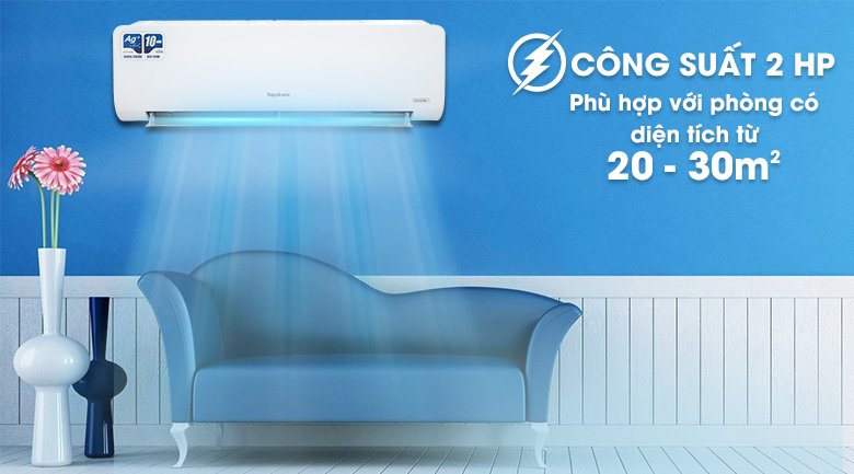 máy lạnh nagakawa inverter 2.0hp nis-c18r2h12