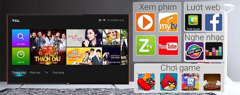 smart tivi tcl hd 32 inch 32l61