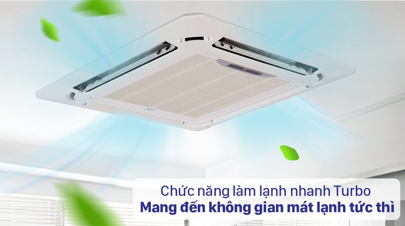 máy lạnh âm trần midea inverter 2.5 hp mcd-24crdn8