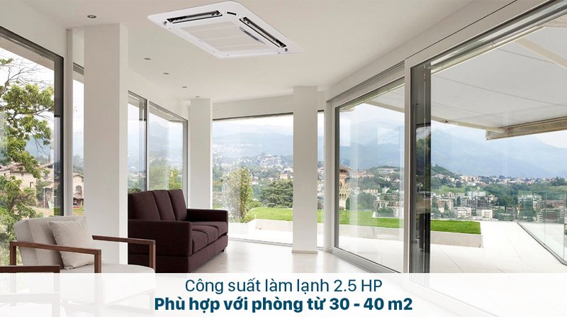 máy lạnh âm trần midea inverter 2.5 hp mcd-24crdn8