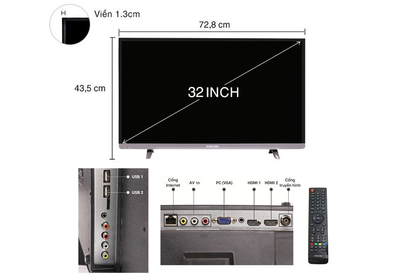 smart tivi 32 inch darling 32hd946t2