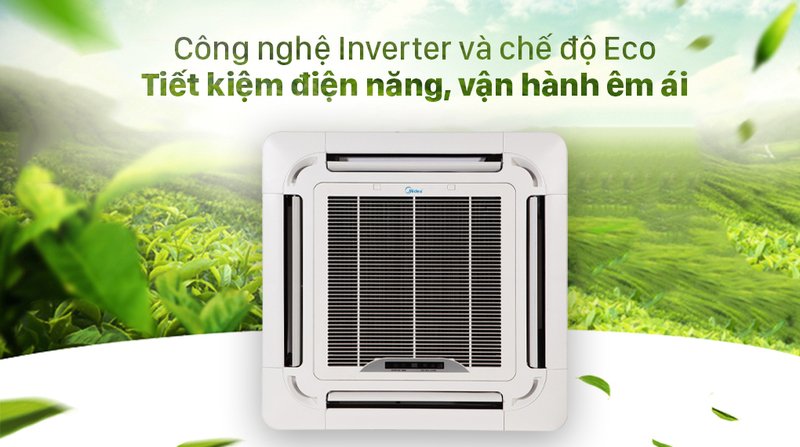 máy lạnh âm trần midea inverter 2.5 hp mcd-24crdn8