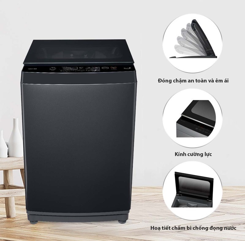 máy giặt toshiba 9 kg aw-m1000fv(mk)