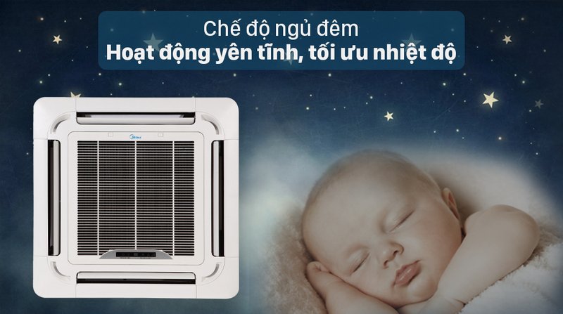 máy lạnh âm trần midea inverter 2.5 hp mcd-24crdn8