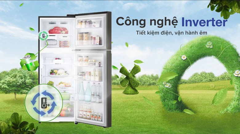 tủ lạnh lg inverter 266 lít gv-b262bl