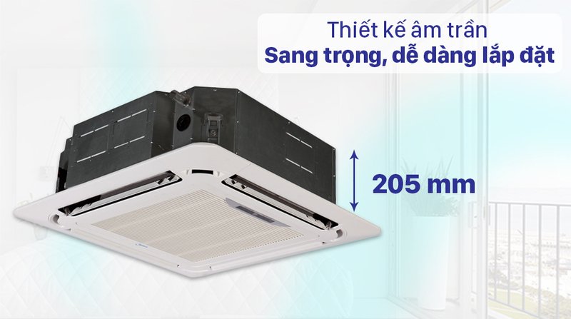 máy lạnh âm trần midea inverter 2.5 hp mcd-24crdn8