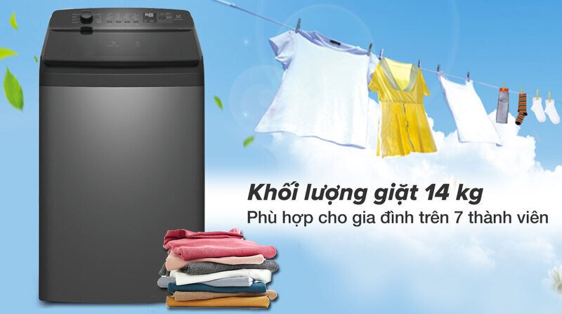 máy giặt electrolux inverter 14 kg ewt1474m7sa