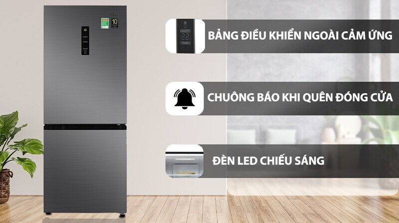 tủ lạnh aqua inverter 260 lít aqr-b306ma(hb)
