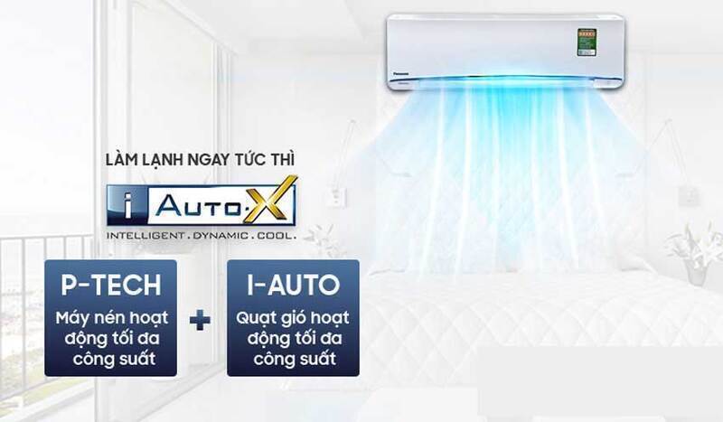 điều hòa panasonic 1 chiều inver 18.000btu cu/cs-u18xkh-8