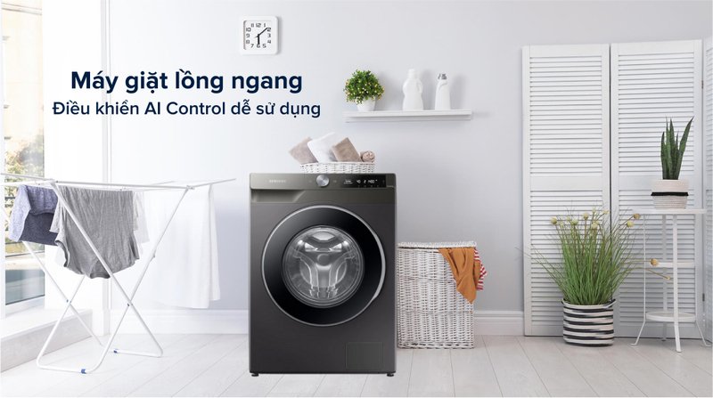máy giặt samsung 9.0 kg ww90t634dln/sv