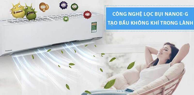 điều hòa panasonic 1 chiều inver 18.000btu cu/cs-u18xkh-8