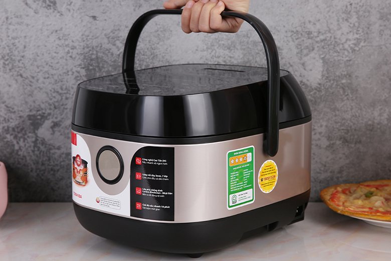 nồi cơm điện tử cao tần toshiba 1 lít rc-10ix1pv