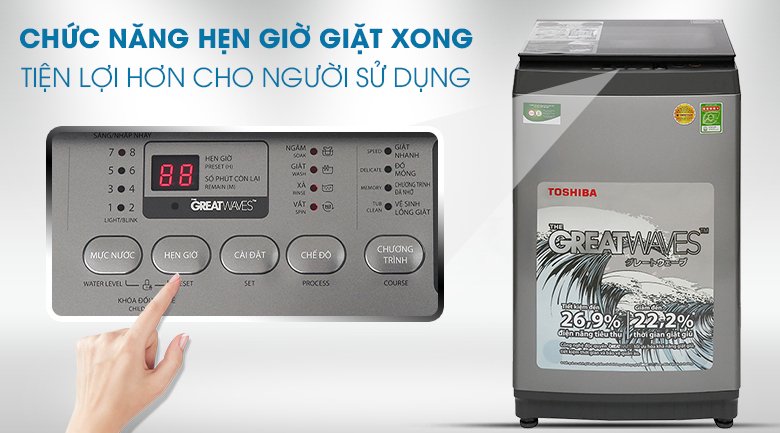 máy giặt toshiba 8 kg aw-m905bv(mk)