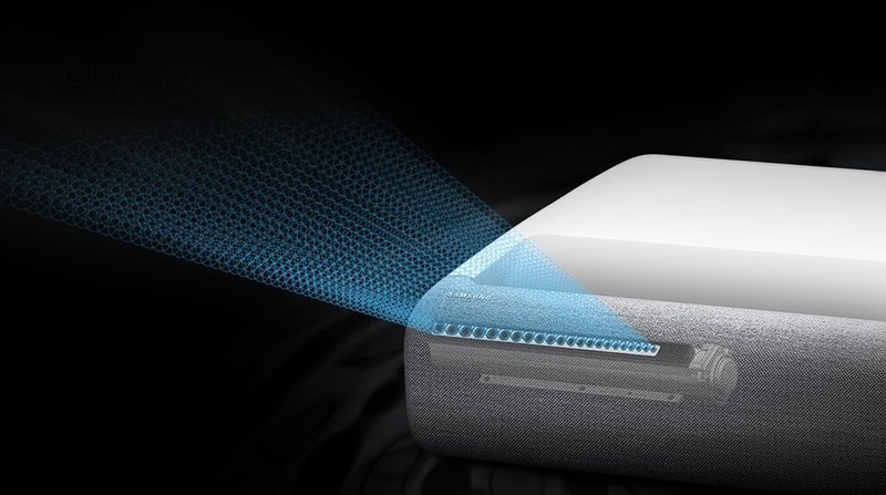 máy chiếu siêu gần laser 4k samsung the premiere lsp9t