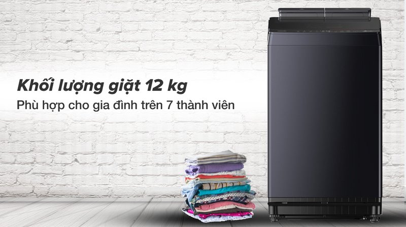 máy giặt toshiba inverter 12 kg aw-dum1300kv(mg)