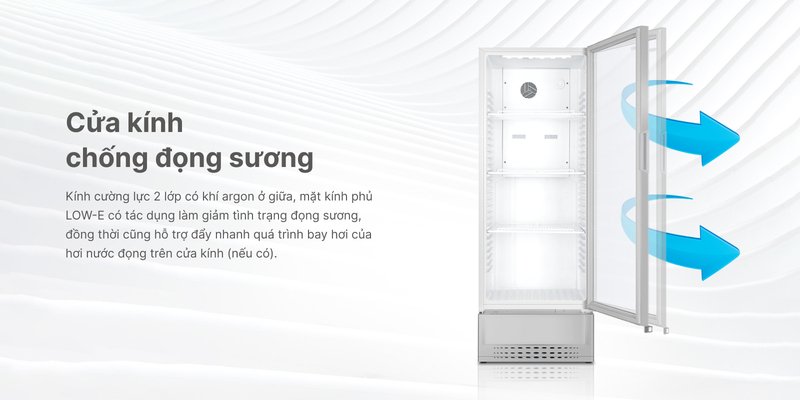 tủ mát aqua 235 lít aqs-af340n