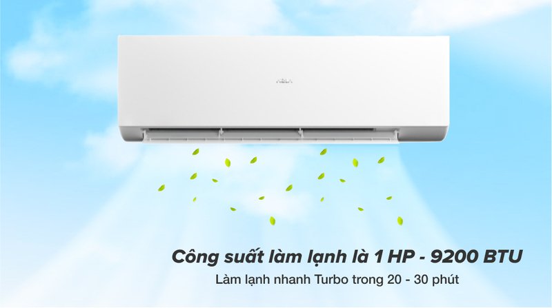 máy lạnh aqua inverter 1hp aqa-kcrv10xaw