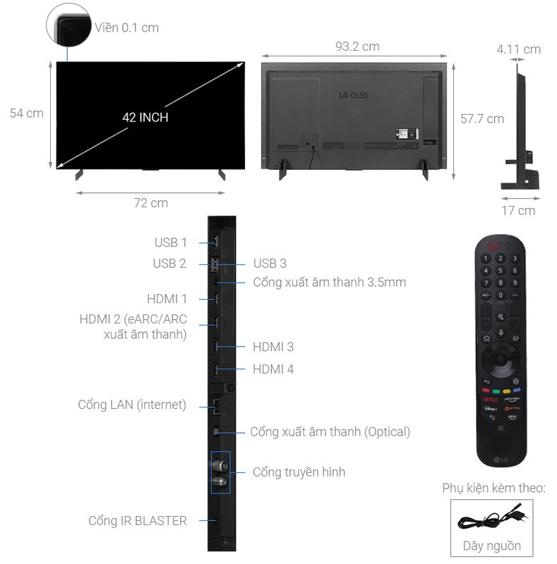 smart tivi oled lg 4k 42 inch 42c2psa