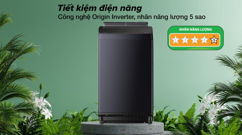 máy giặt toshiba inverter 12 kg aw-dum1300kv(mg)