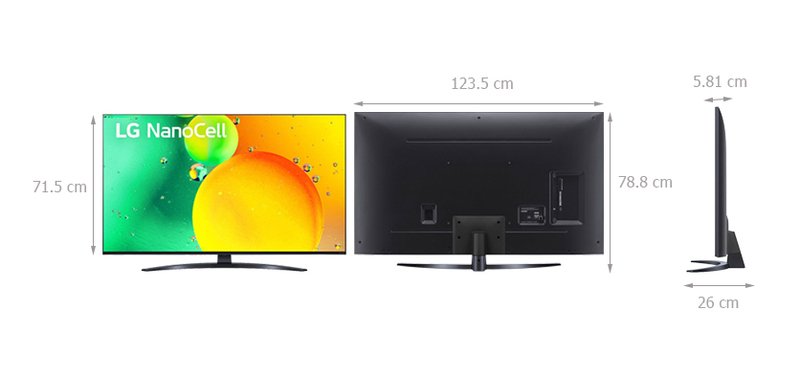 smart tivi nanocell lg 4k 55 inch 55nano76sqa