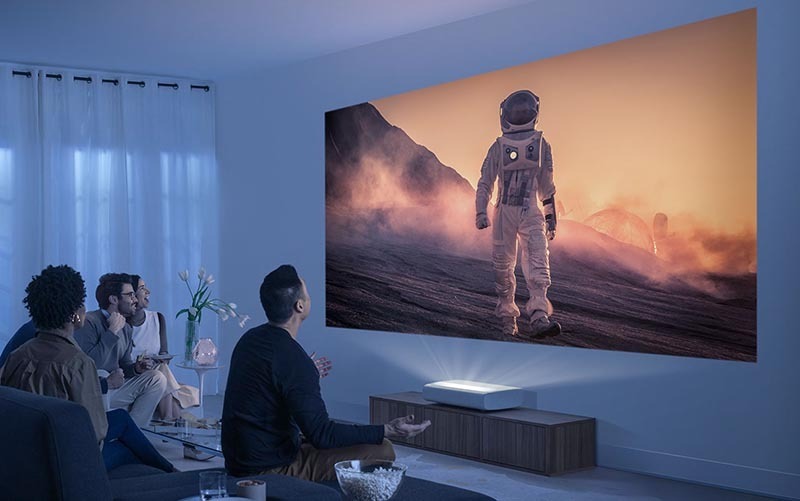 máy chiếu siêu gần laser 4k samsung the premiere lsp7t