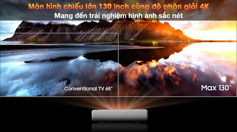 máy chiếu siêu gần laser 4k samsung the premiere lsp9t