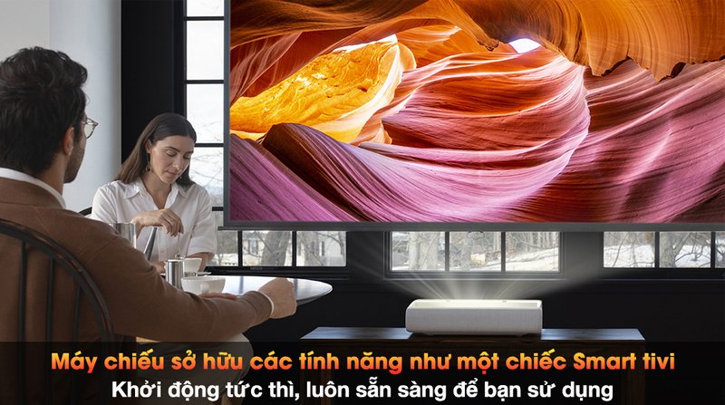 máy chiếu siêu gần laser 4k samsung the premiere lsp9t