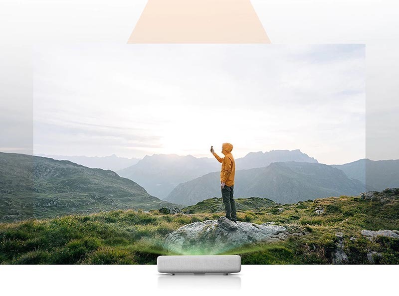 máy chiếu siêu gần laser 4k samsung the premiere lsp7t