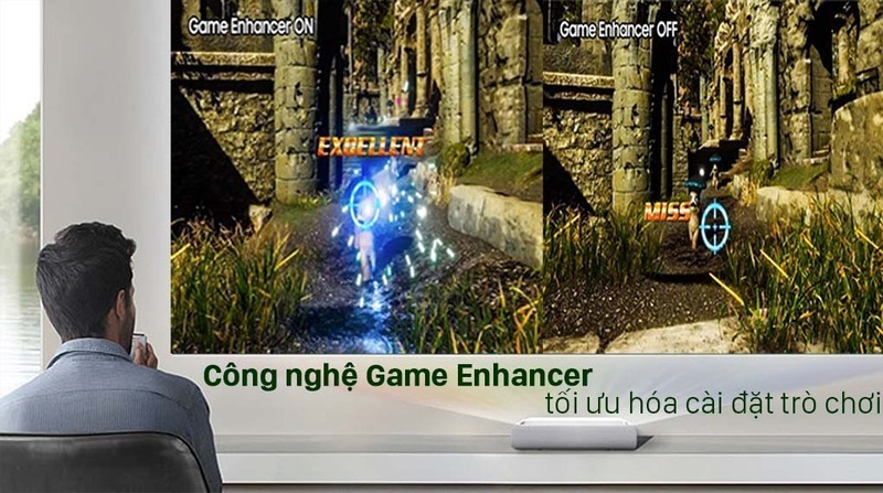 máy chiếu siêu gần laser 4k samsung the premiere lsp9t